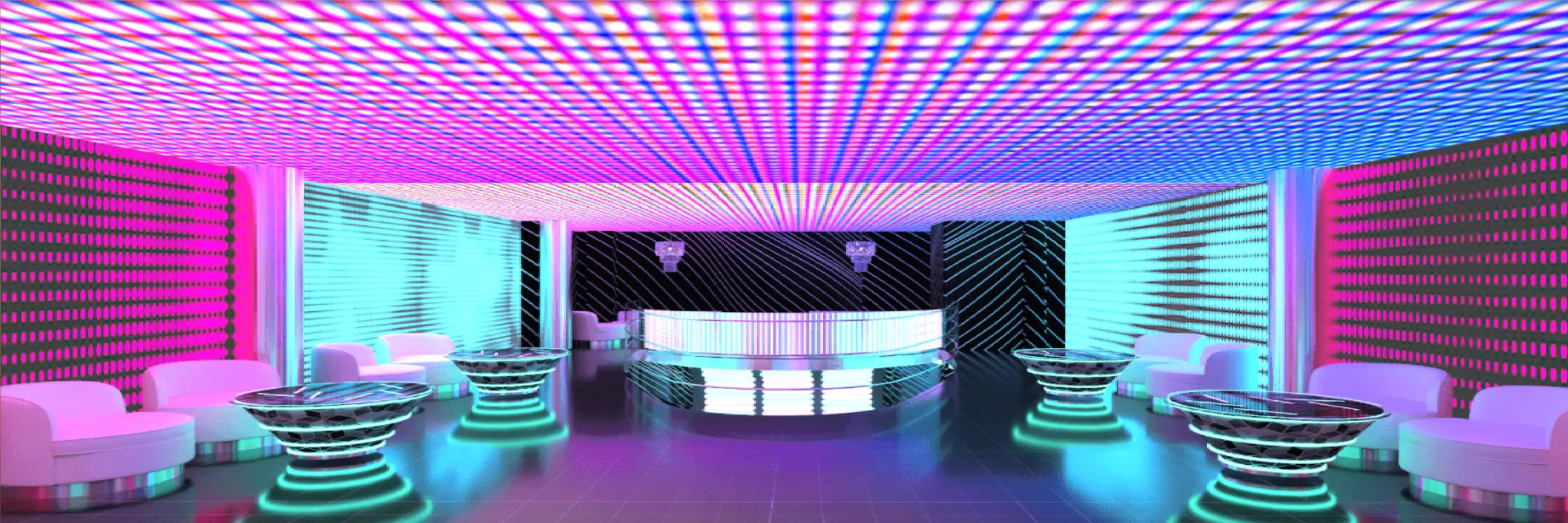 discoteca decoración